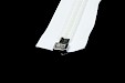 YKK zip-fastener 10 mm with open end white, 200 cm / 78.7 inch