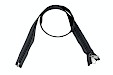 YKK zip-fastener 10 mm with open end black, 200 cm / 78.7 inch