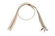 YKK zip-fastener 10 mm with open end beige, 300 cm / 118.1 inch
