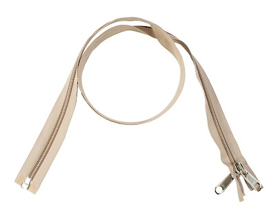 YKK zip-fastener 10 mm with open end beige, 800 cm / 315.0 inch