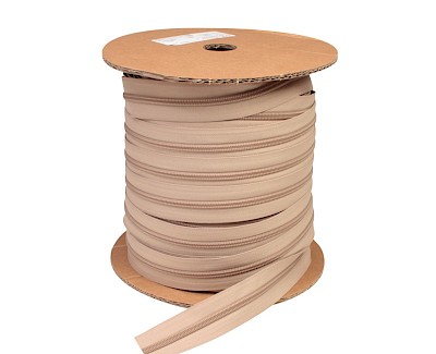 YKK zipper tape 5 mm closed end, beige