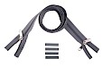 YKK zip-fastener 5 mm closed end two-way X-form dark grey