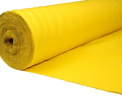 Flag material in Titan spun polyester, 156 cm / 61.4 inch, yellow