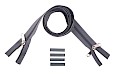 YKK spiral zip-fastener 8 mm closed end two-way X-form grey