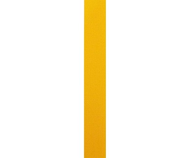 Tent tape 11 mm, polyester, yellow