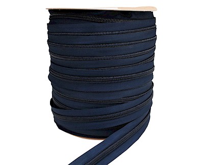 ESVO zipper tape 10 mm closed end, dark blue