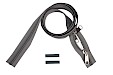 ESVO zip-fastener 10 mm closed end two-way O-form, light grey