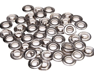 Set ESVO eyelets Ø 12 mm nickel plated, 50 pieces