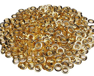 Set ESVO eyelets Ø 16 mm brass, 500 pieces