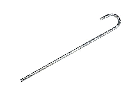 12 x Rock peg Robust, ribbed steel 30 cm