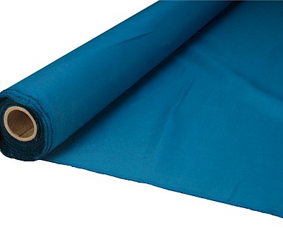 Flag material in Titan spun polyester, 156 cm / 61.4 inch, petrol blue