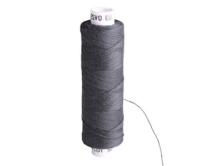 2 x AMANN Sewing thread 50 water repellent 125 meters charcoal