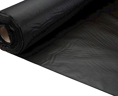 Nylon fabric lightweight 90 gr/m² 152 cm, black