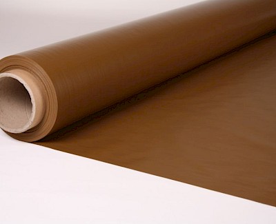 Mud flap reinforced PVC 280 gr/m² beige brown 25 cm