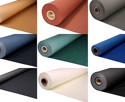 Polyester REMNANTS, second choice, various colours