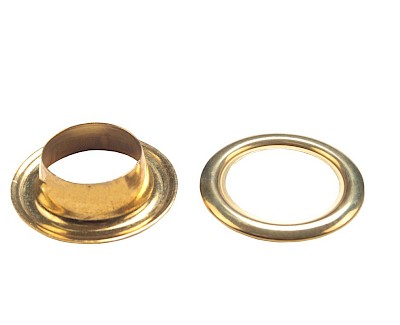 Set Prym eyelets 14 B Ø 29 mm brass, 25 pieces