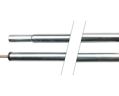 Tent pole 19 mm Ø steel 145 cm zinc-plated