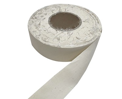 Tent fabric tape 50 mm, ecru