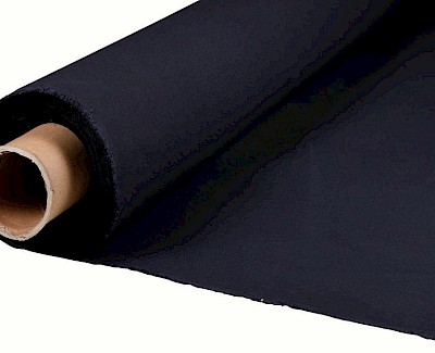 Tent fabric ESVOTex 300 cotton 165 cm, dark charcoal 300 gr/m² second choice