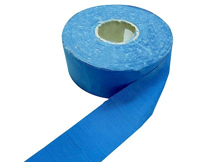 Tent fabric tape 50 mm, cobalt blue