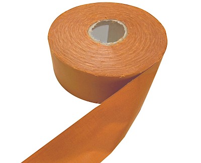 Tent fabric tape 150 gr/m² cotton 50 mm, moss green