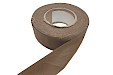 Tent fabric tape 150 gr/m² cotton 50 mm, rust brown