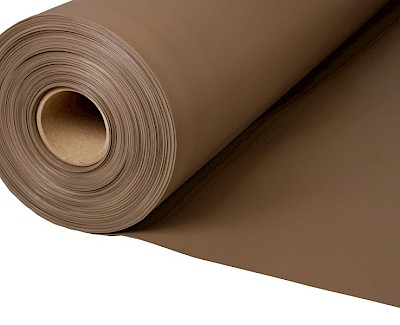 Reinforced PVC for tarpaulin sheet, beige grey 150 cm, 450 gr/m²