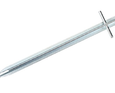 Storm T peg 50 cm x 3 mm, zinc-plated steel