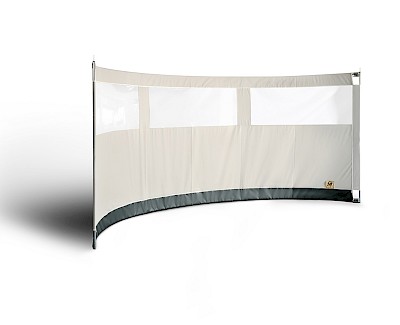ESVO curved windbreak Mistral 395 with 3 small windows