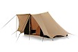 Cotton pyramid tent Bedouin 280 with sewn in groundsheet. Sand/black 'CENTURY EDITION'