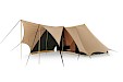 Cotton pyramid tent Bedouin 280 with sewn in groundsheet. Sand/black 'CENTURY EDITION'