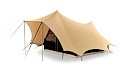 Cotton pyramid tent Bedouin 200, sand/black, heavy duty cotton tent 'CENTURY EDITION'