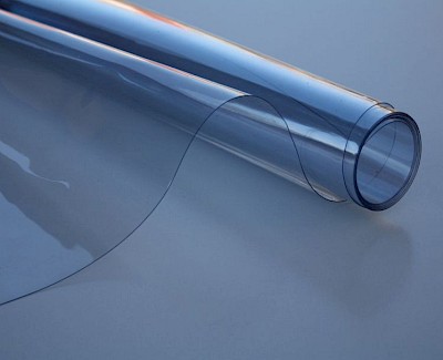 Transparent plastic 0.40 mm 140 cm