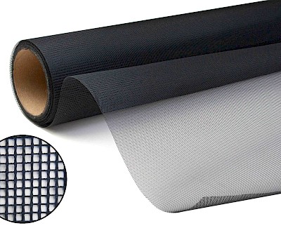 Mosquito mesh. Netting. 150 cm, black