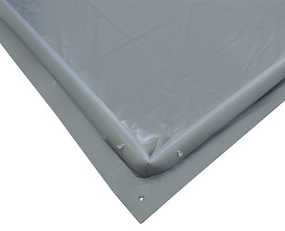 Air Barrier. Tent ground sheet with inflatable walls, 250 x 400 cm