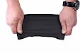Stretch fabric waterproof. Black, 150 cm