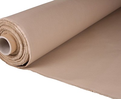 Heavy cotton tent canvas Ten Cate 340 grams KD-24, beige 70198 REMNANTS