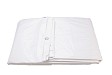 Tarpaulin sheet, 200 x 300 cm, white, with eyelets, waterproof, 100, economy