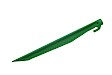 Tent peg 29 cm plastic green