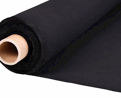 Tent fabric ESVOTex Excellent KS-202 cotton 160 cm, black 27150 REMNANTS