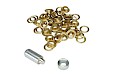 Set ESVO eyelets Ø 10 mm brass, 25 pieces