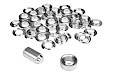 Set ESVO eyelets Ø 16 mm nickel plated, 25 pieces