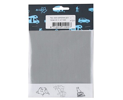 Iron-on repair fabric Grey