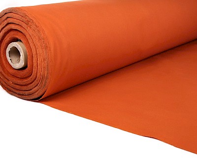 Tent fabric polyester / cotton 330 gr/m² 201 cm, cognac 69508