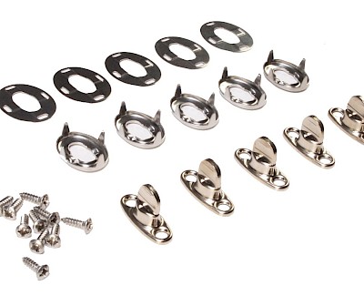 Set turn clasps 5 pieces