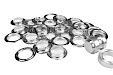 Set ESVO eyelets Ø 40 mm nickel plated, 25 pieces with punch and mould