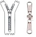 YKK zip-fastener 5 mm closed end light grey