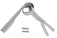 YKK zip-fastener 5 mm closed end light grey