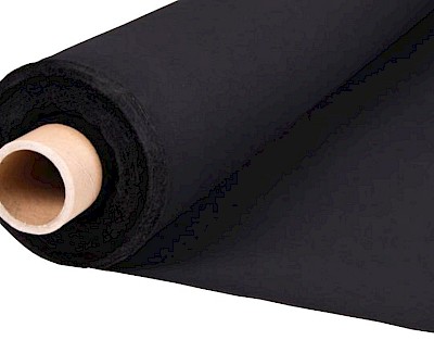 Tent fabric cotton Ten Cate 280 gr/m², black 27150 second choice