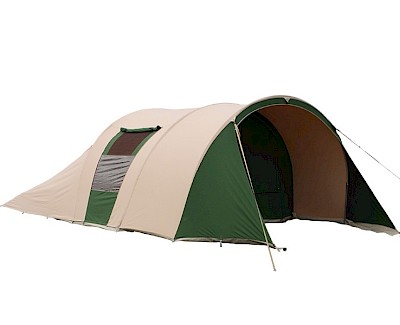 Tunnel tent Mont Blanc 320 with sewn in ground sheet + zippers